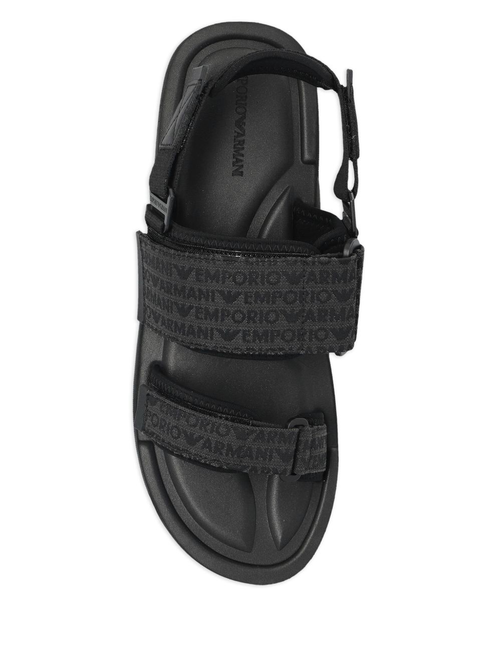 logo-jacquard sandals - 4