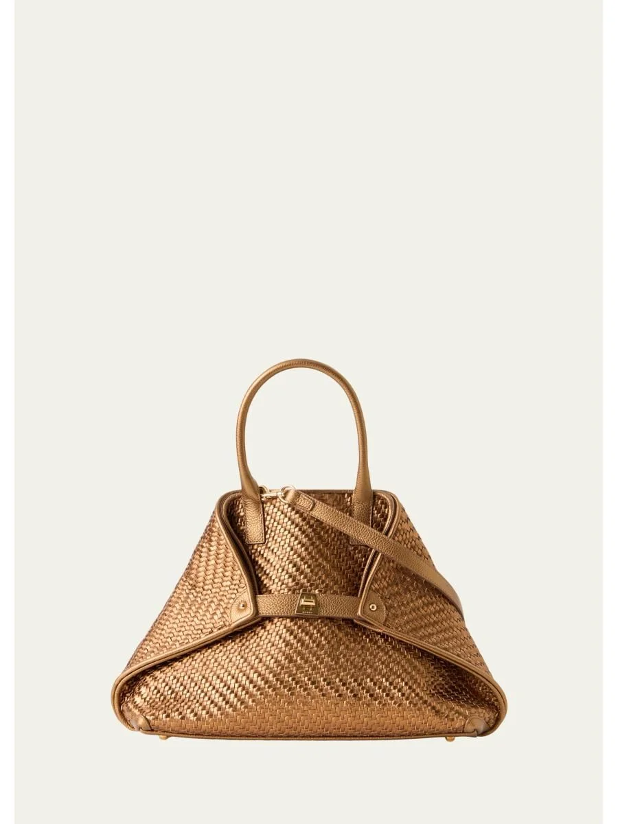 Ai Small Braided Leather Shoulder Bag - 1