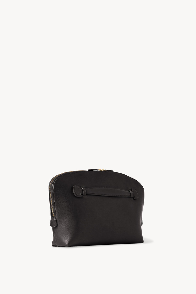 The Row Ellie Clutch in Leather outlook