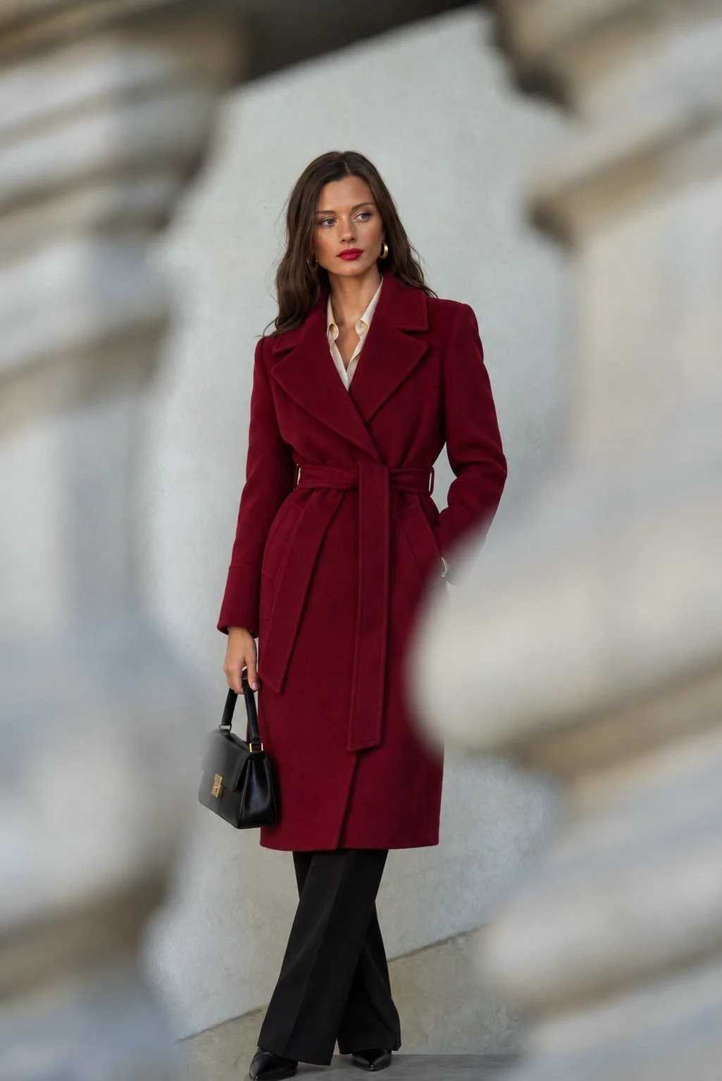 Giselle Wrap Coat - 1