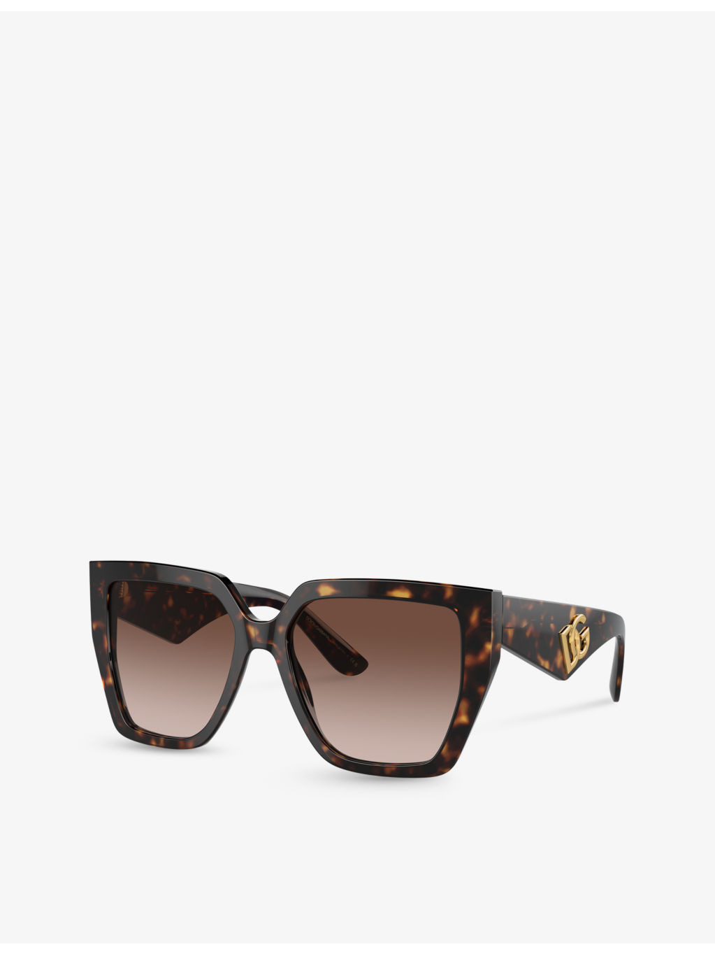 DG4438 square-frame tortoiseshell acetate sunglasses - 2