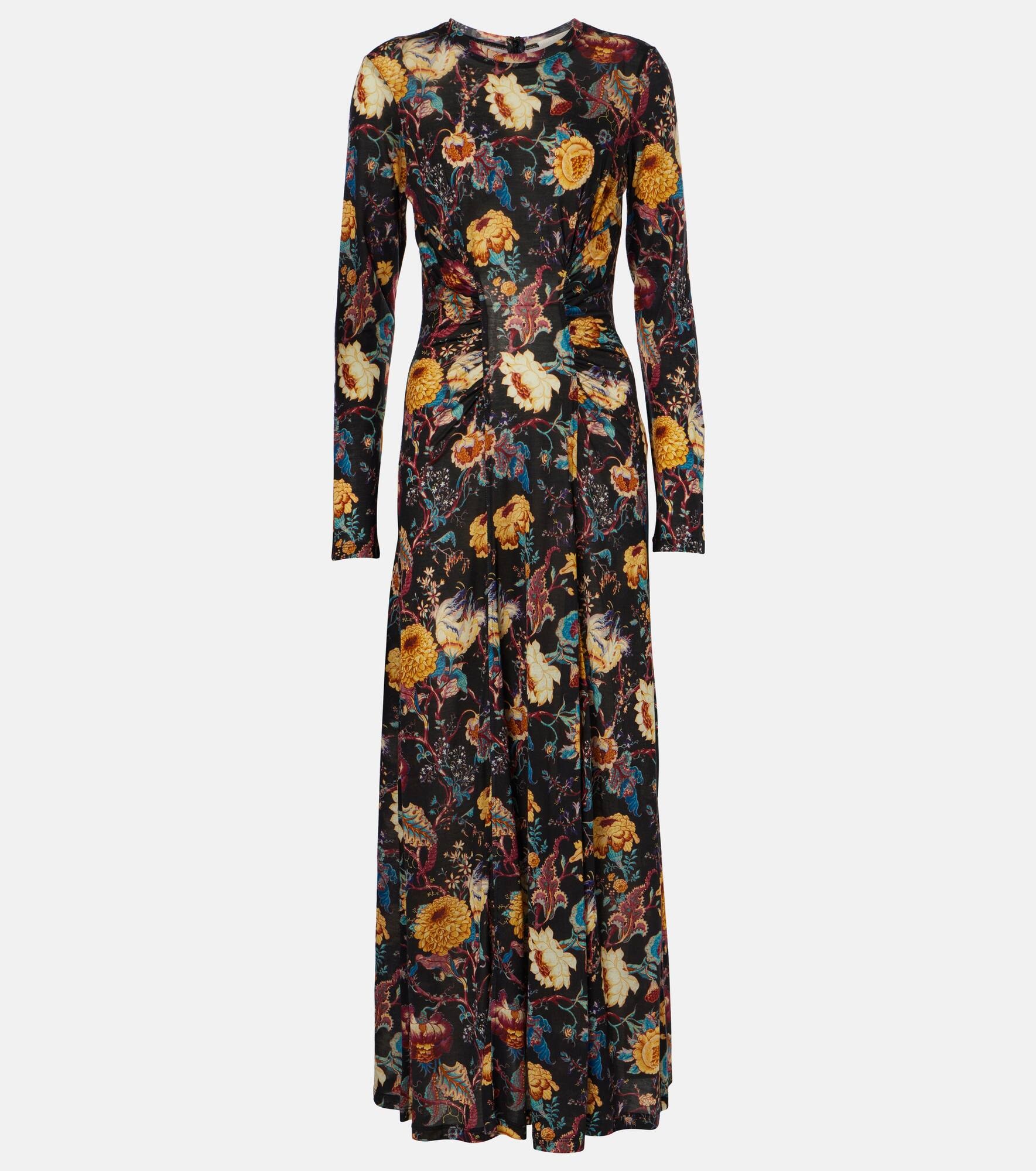 Ceryse floral jersey maxi dress - 1