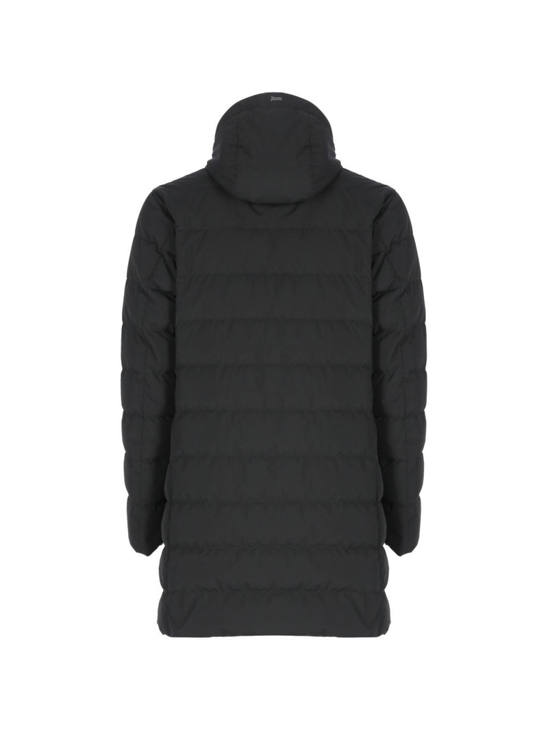 Herno quilted-pattern padded coat outlook