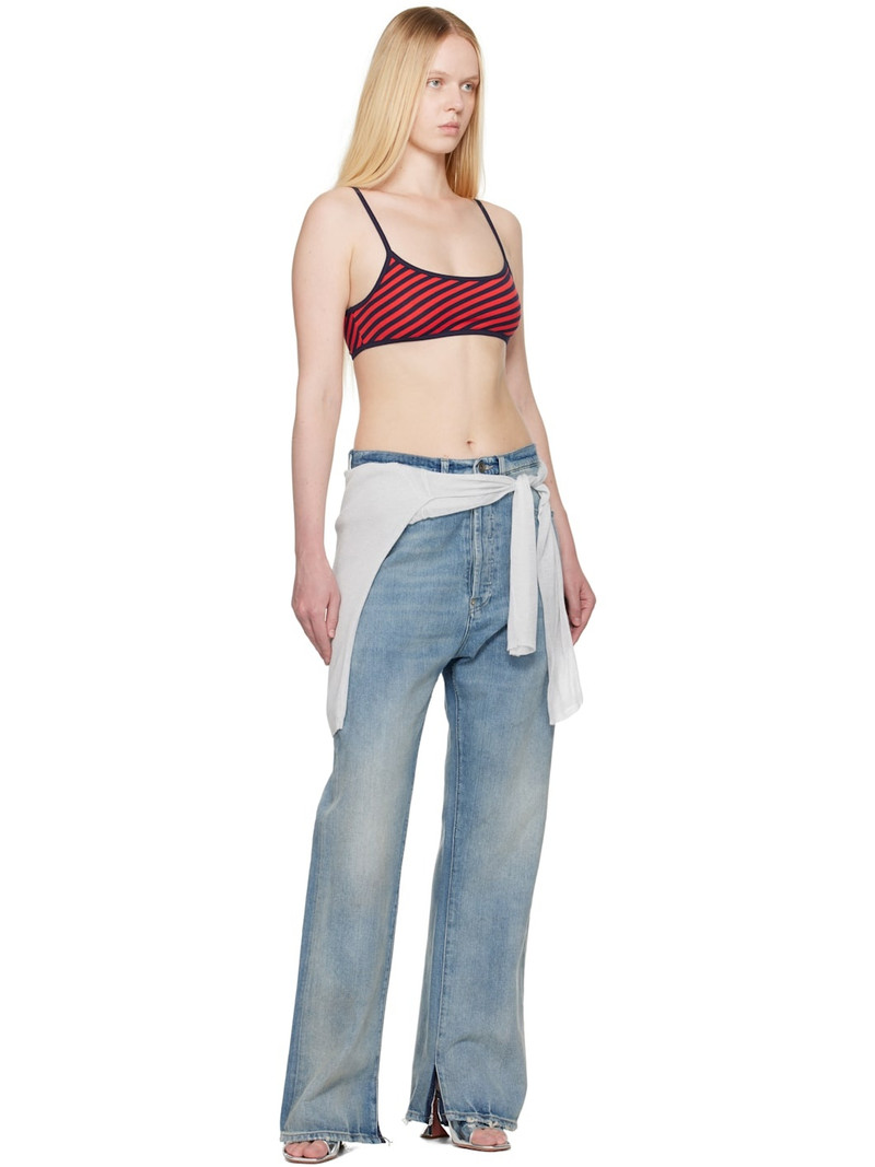 paloma wool Red & Navy Chee Bralette Top outlook