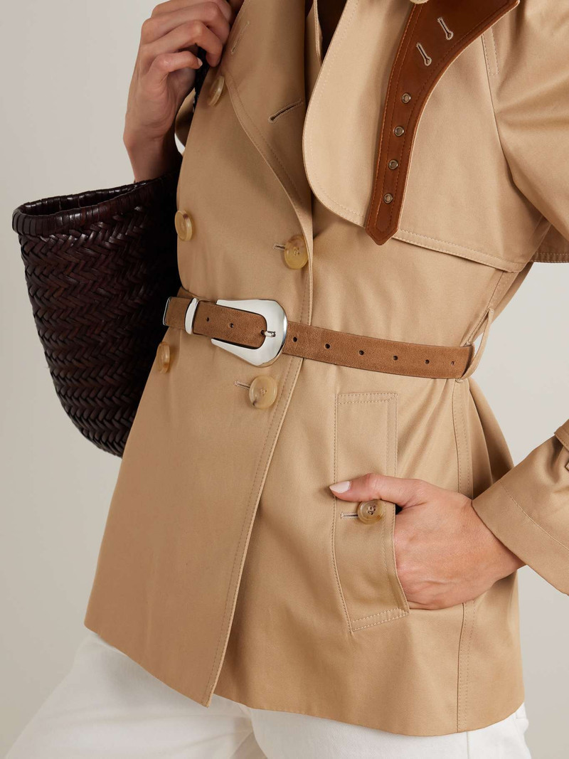 DÉHANCHE Colette suede belt Tan outlook