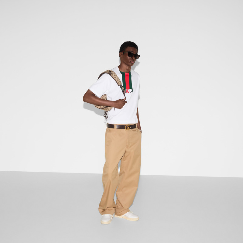 Cotton jersey T-shirt with print 6