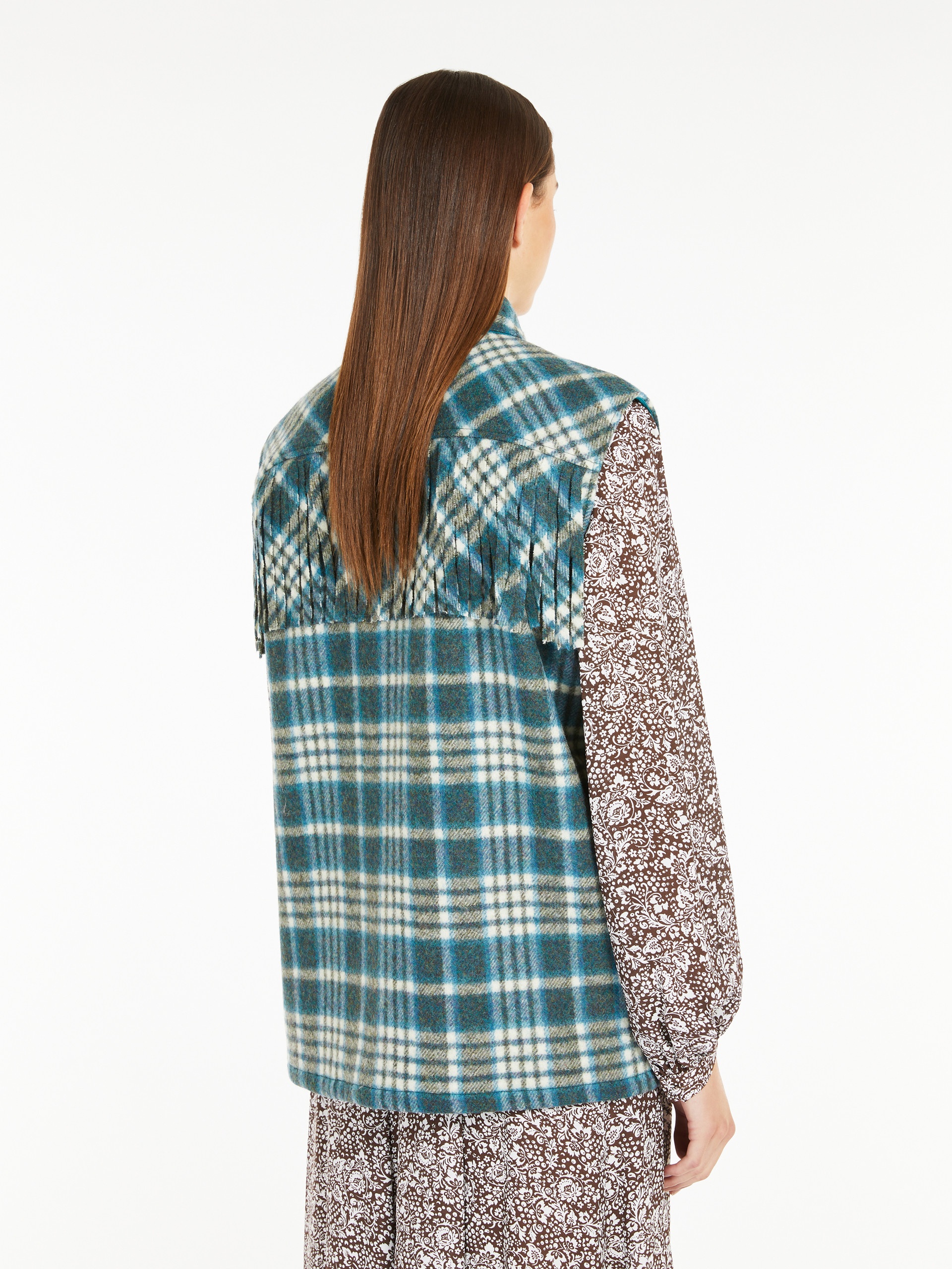 COLLE Wool flannel waistcoat - 4