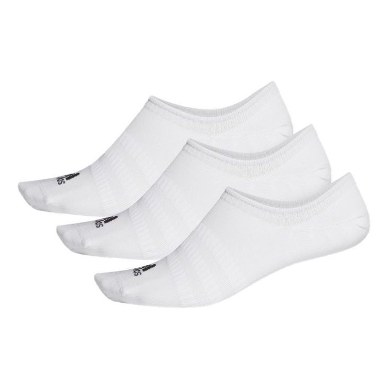 adidas Logo Training Sports Socks Couple Style 3 Pairs White DZ9415 1