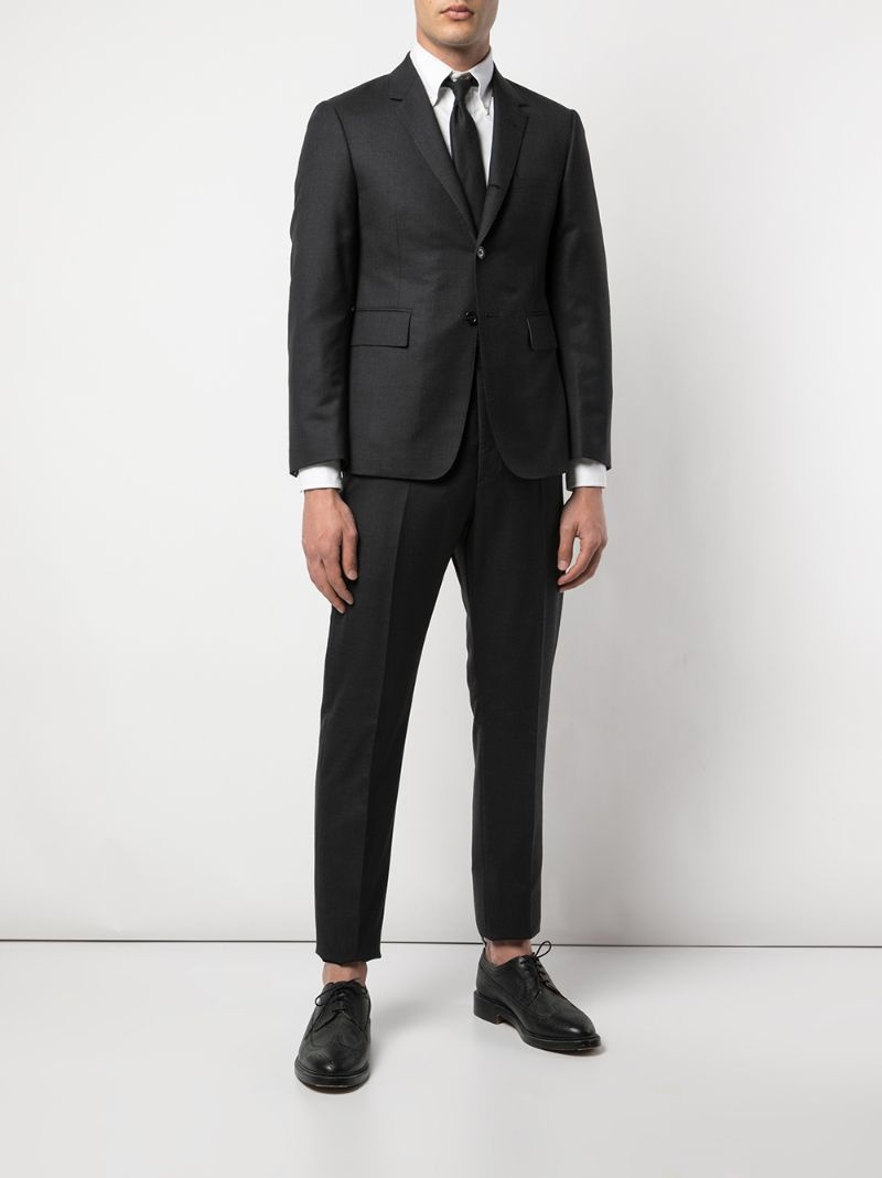 Super 120s wool twill suit - 2