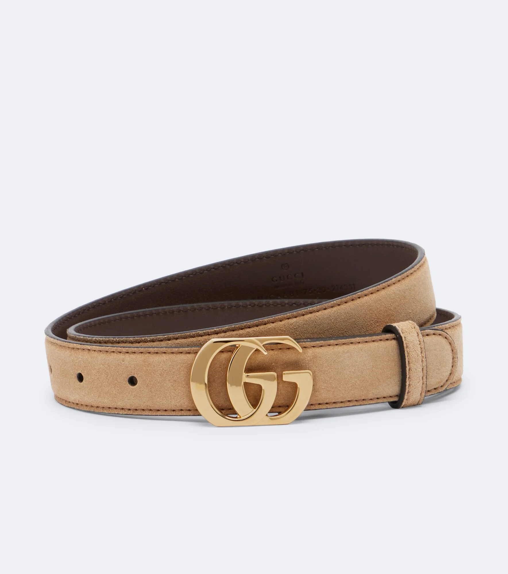 GG Marmont suede belt - 1
