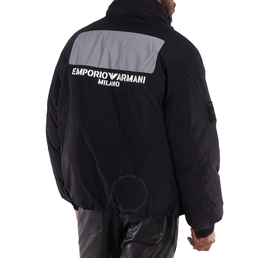 Emporio Armani Milano Logo Nylon Down Jacket - 5