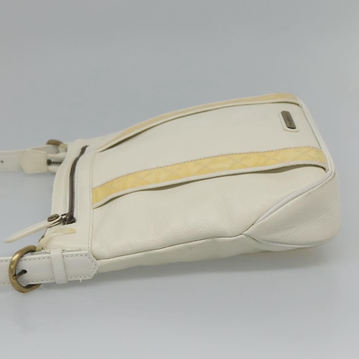 Burberry Shoulder Bag Leather White - 5