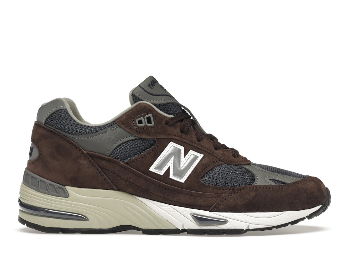 New Balance 991 Brown Navy Grey - 1