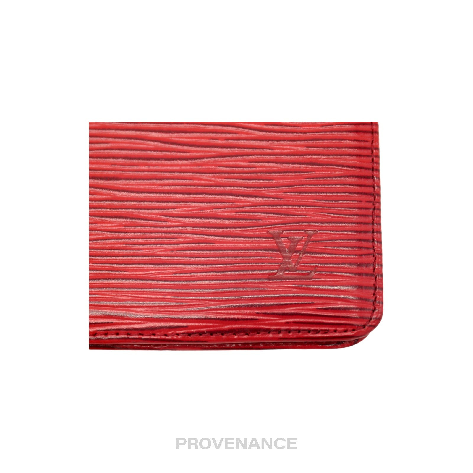 Louis Vuitton 6CC Bifold Wallet - Red Epi Leather - 6