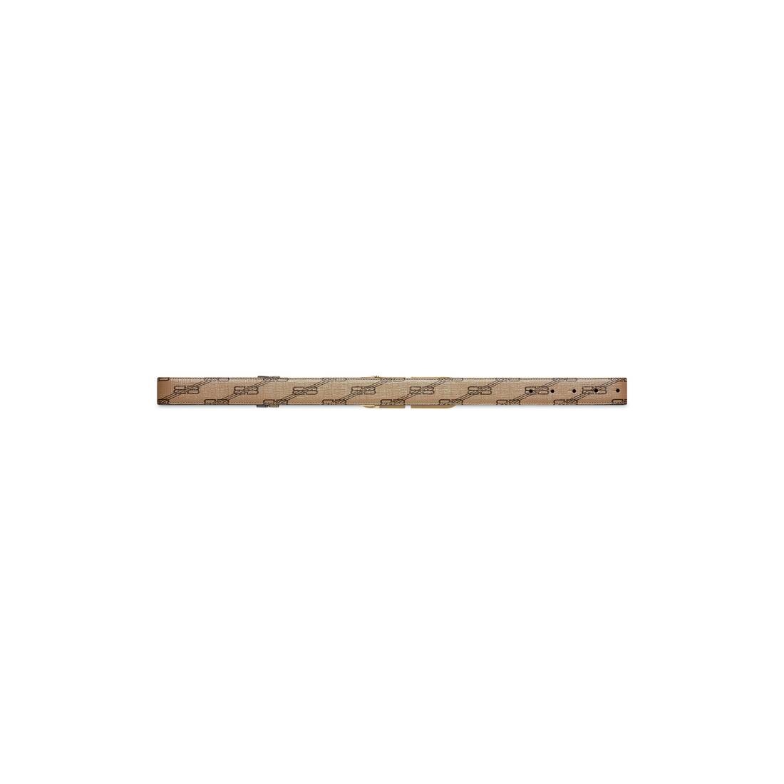 Men's Reversible Bb Monogram Belt 30mm  in Black - 5