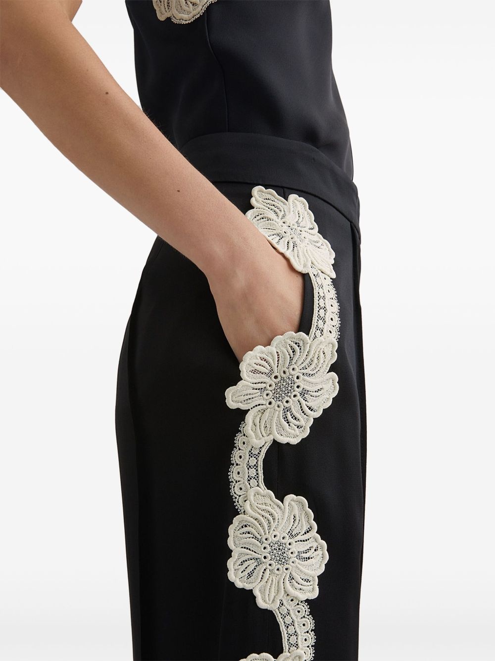 embroidered trousers - 5