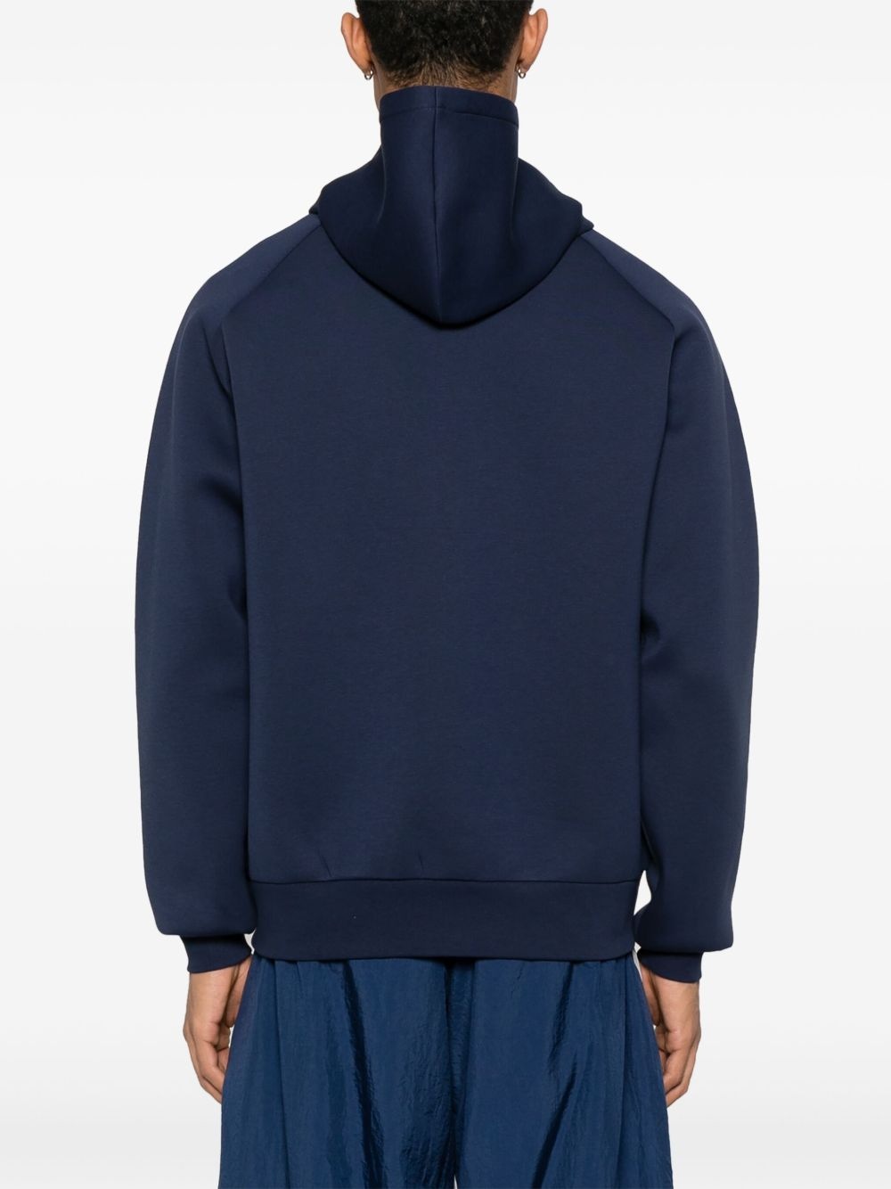 logo-debossed hoodie - 4