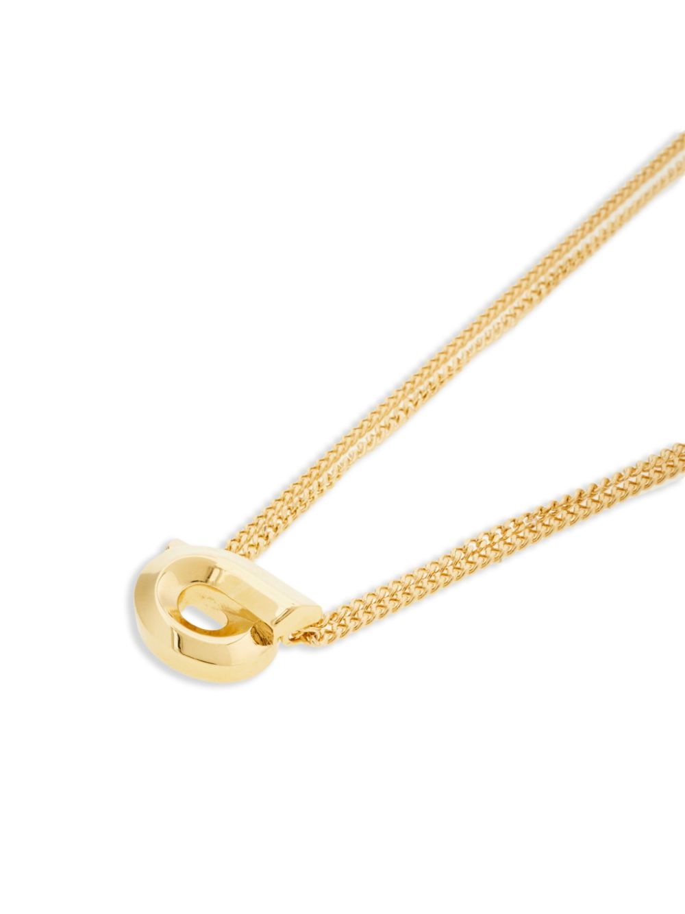 Gancini-pendant layered necklace - 3
