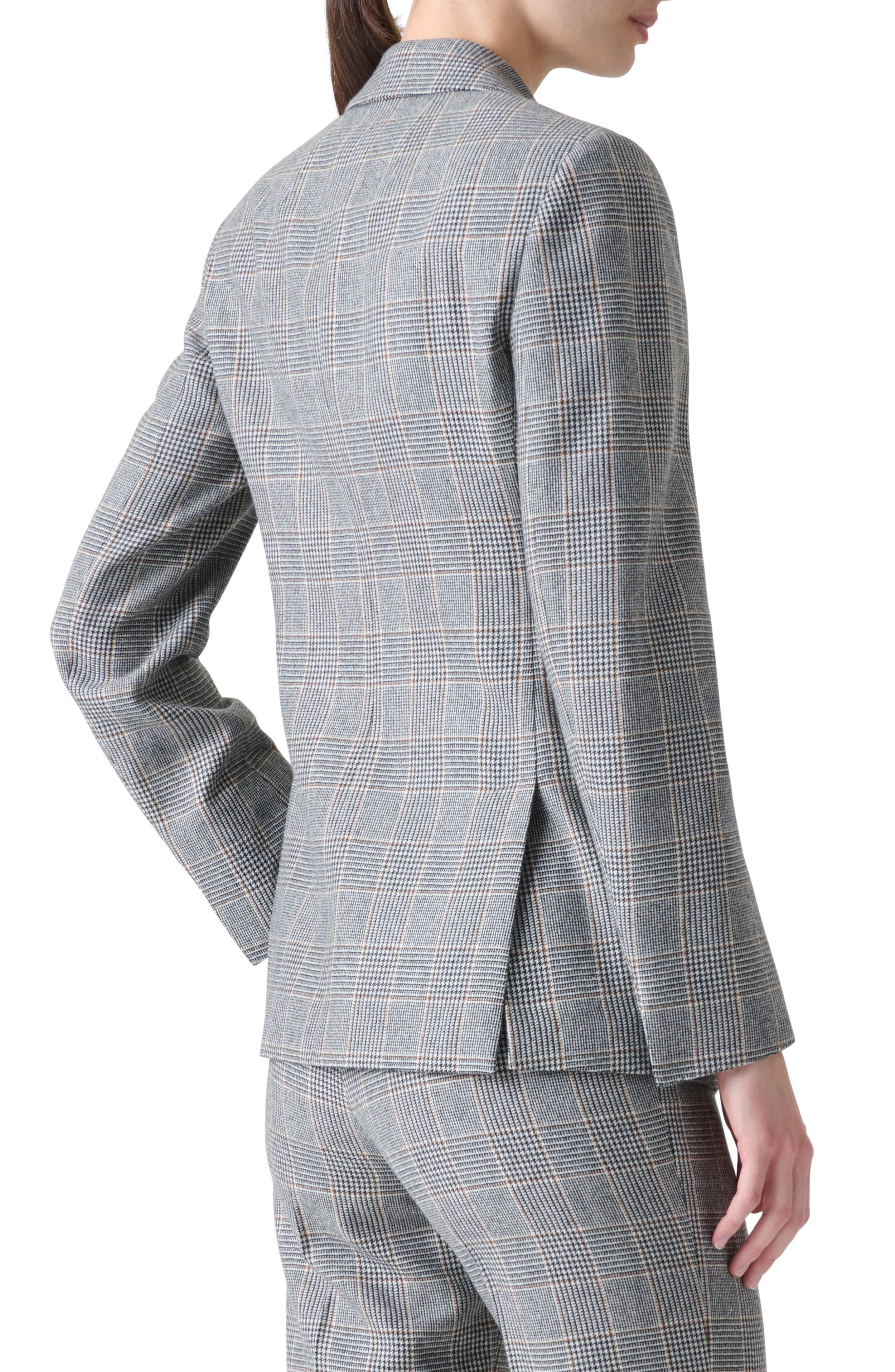 Akris Arie Check Cashmere Jacket in Black-Terra at Nordstrom - 2
