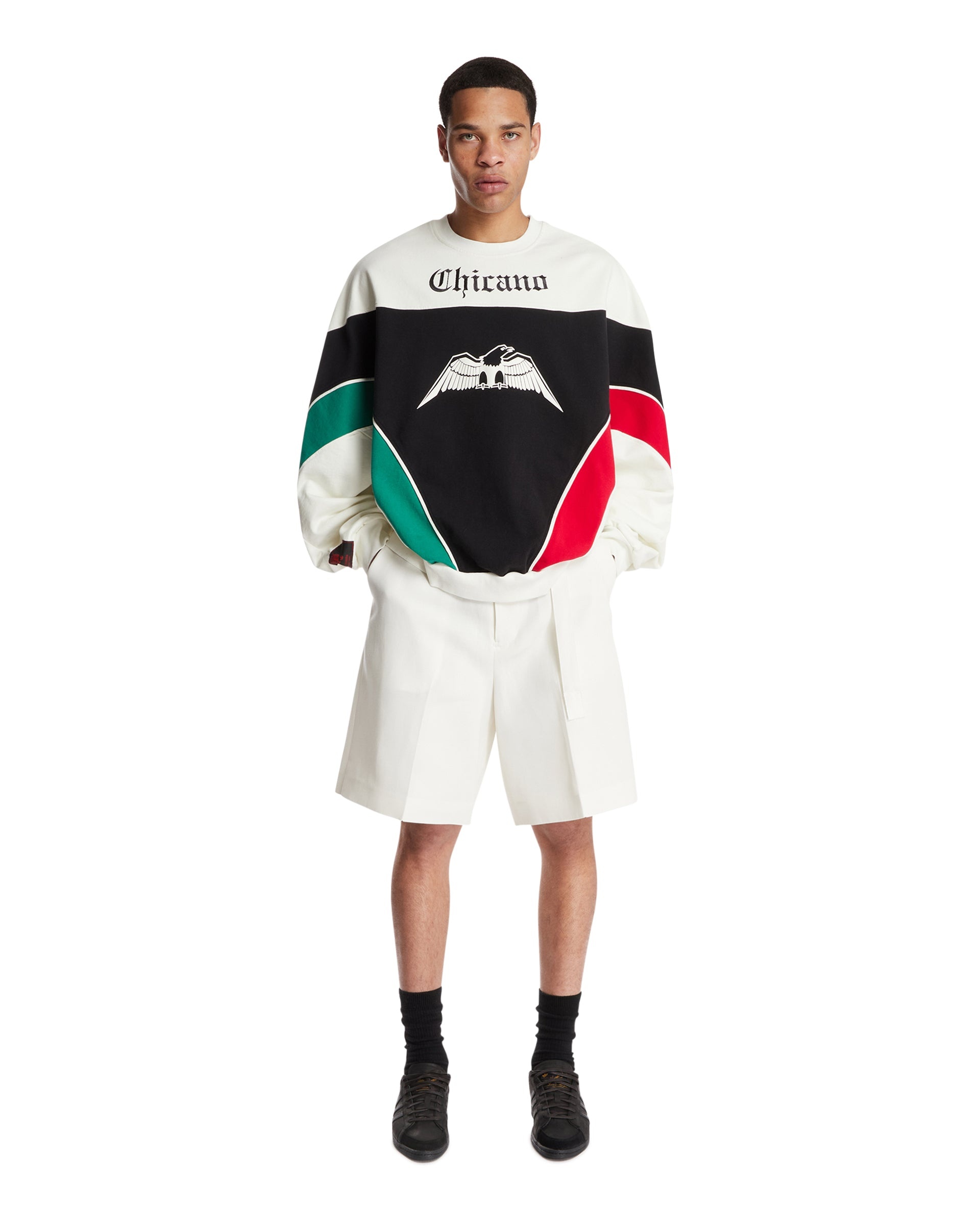 Adidas Originals x Willy Chavarria White Chavarria Chicano Sweatshirt - 2