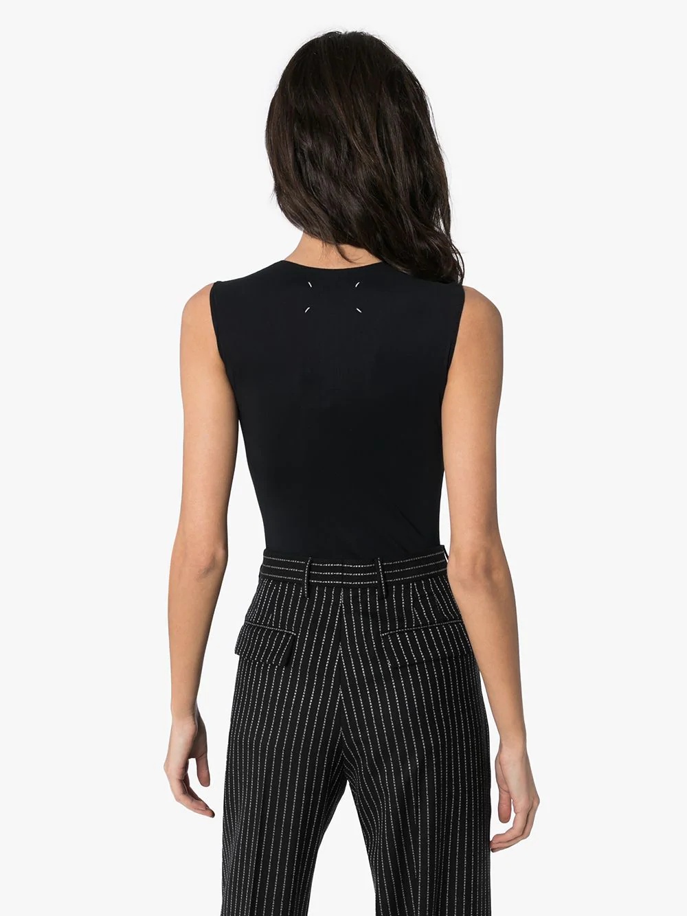 stretch-fit tank bodysuit - 4