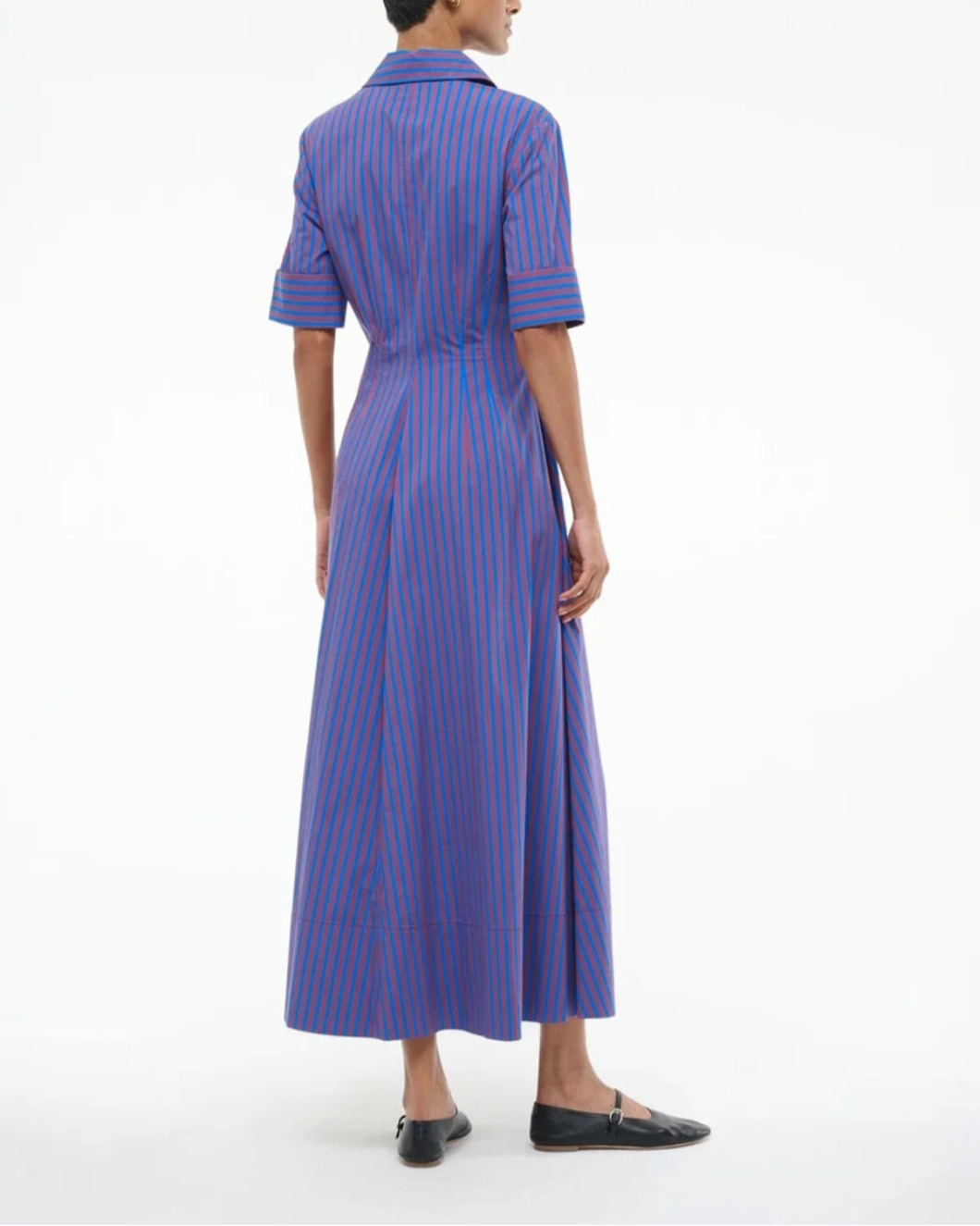JOAN DRESS ATLAS STRIPE - 4