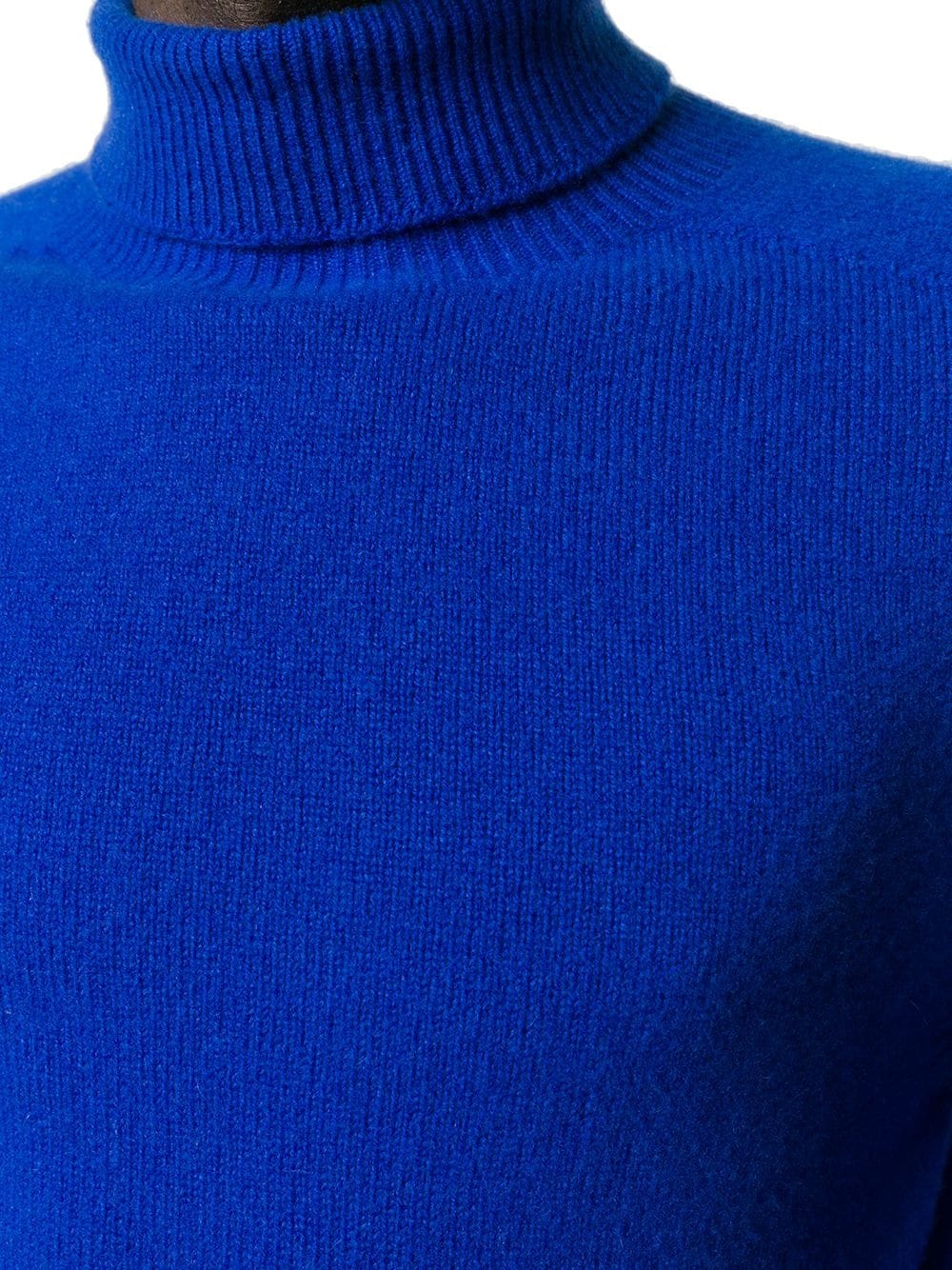 ribbed turtleneck jumper - 5