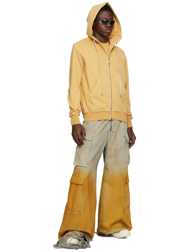 Rick Owens DRKSHDW Blue & Orange Jumbo Belas Cargo Pants outlook