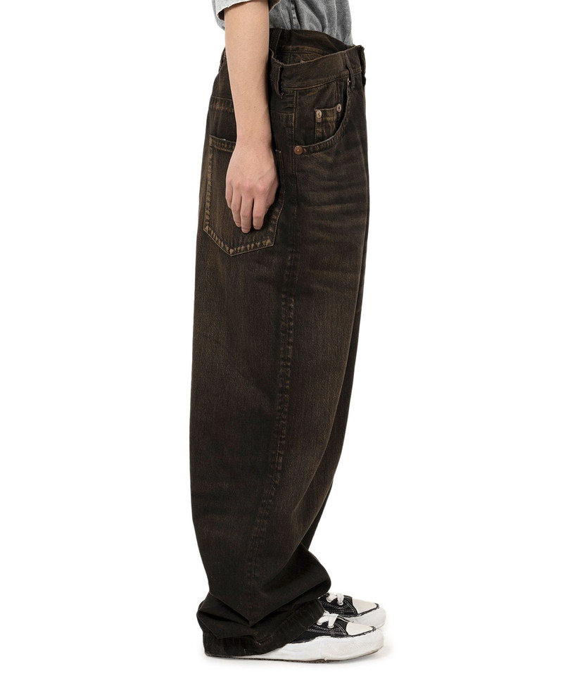 Huge Layered Denim Pants 6