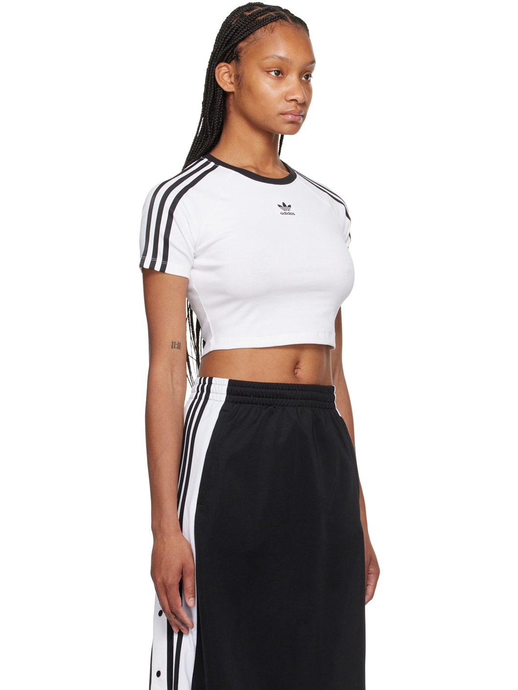 White 3-Stripes T-Shirt - 2