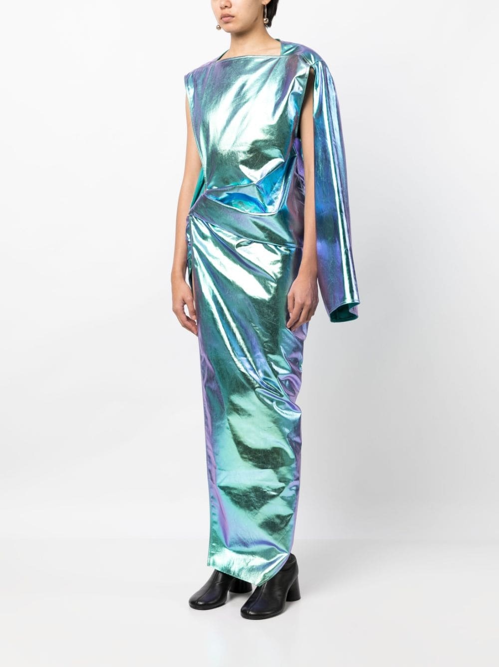 holographic asymmetric gown - 3