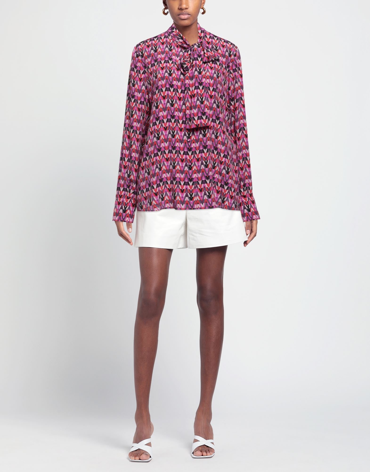 Purple Women's Patterned Shirts & Blouses - 2