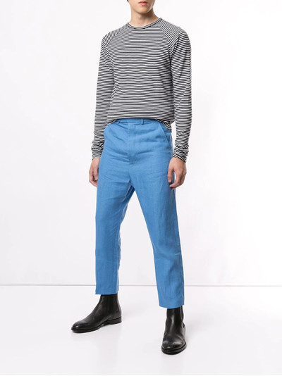 Haider Ackermann cropped suit trousers outlook