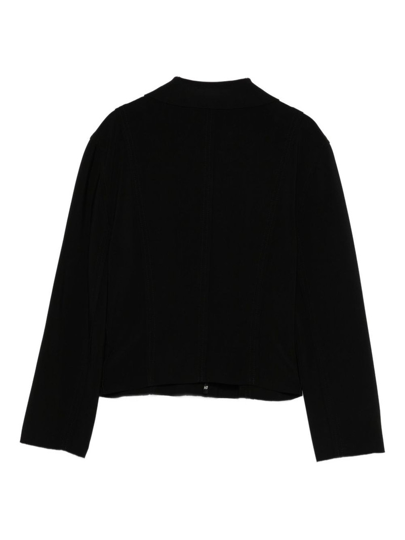 NORMA KAMALI peter pan-collar long-sleeve jacket outlook