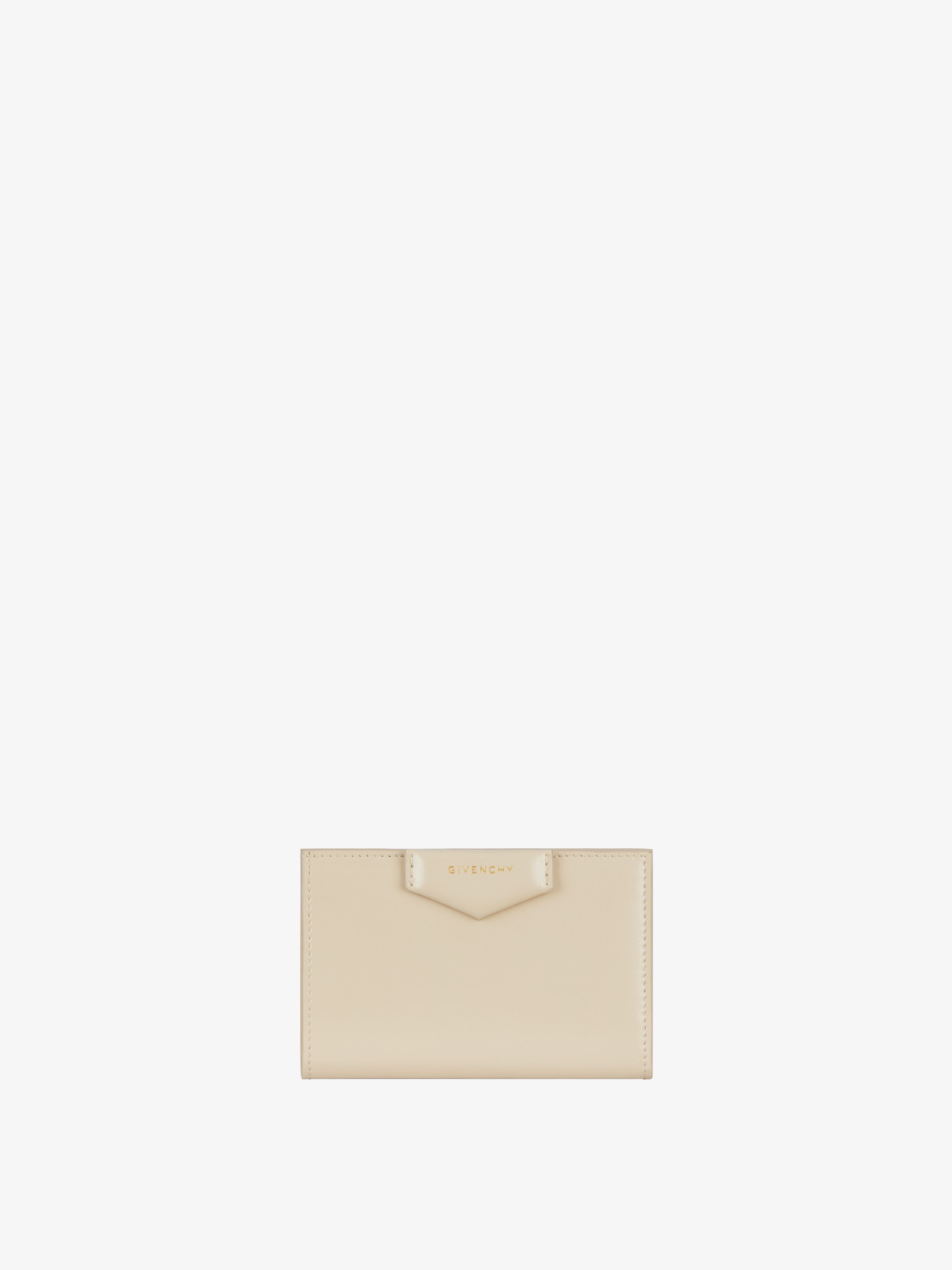 ANTIGONA BIFOLD WALLET IN BOX LEATHER - 1