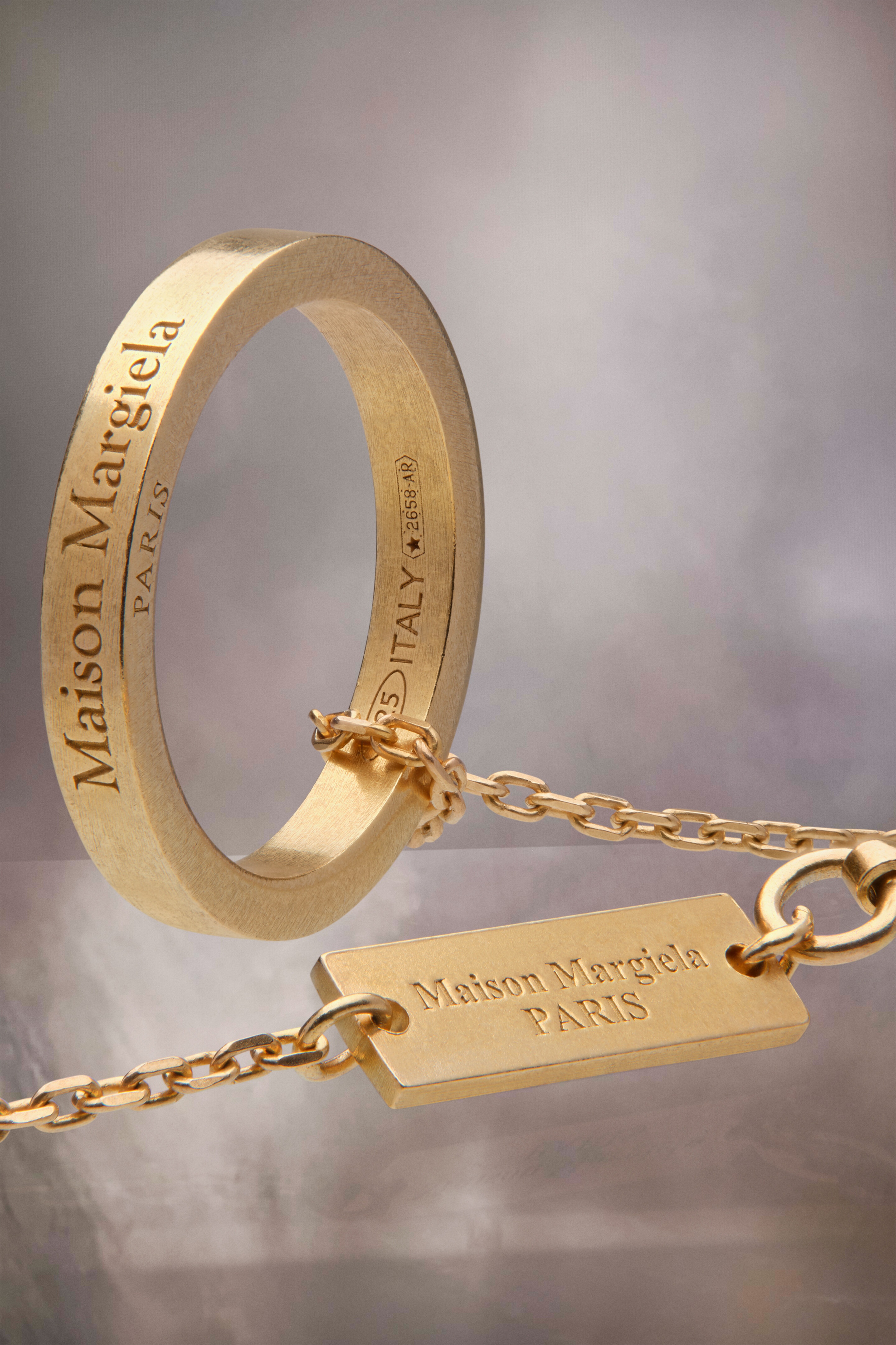 Maison Margiela Logo ring necklace | REVERSIBLE