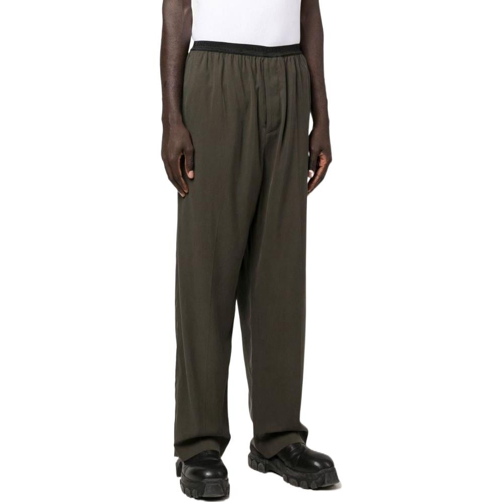 Balenciaga Elastic Pants 'Khaki' 675490TMO152840 - 3