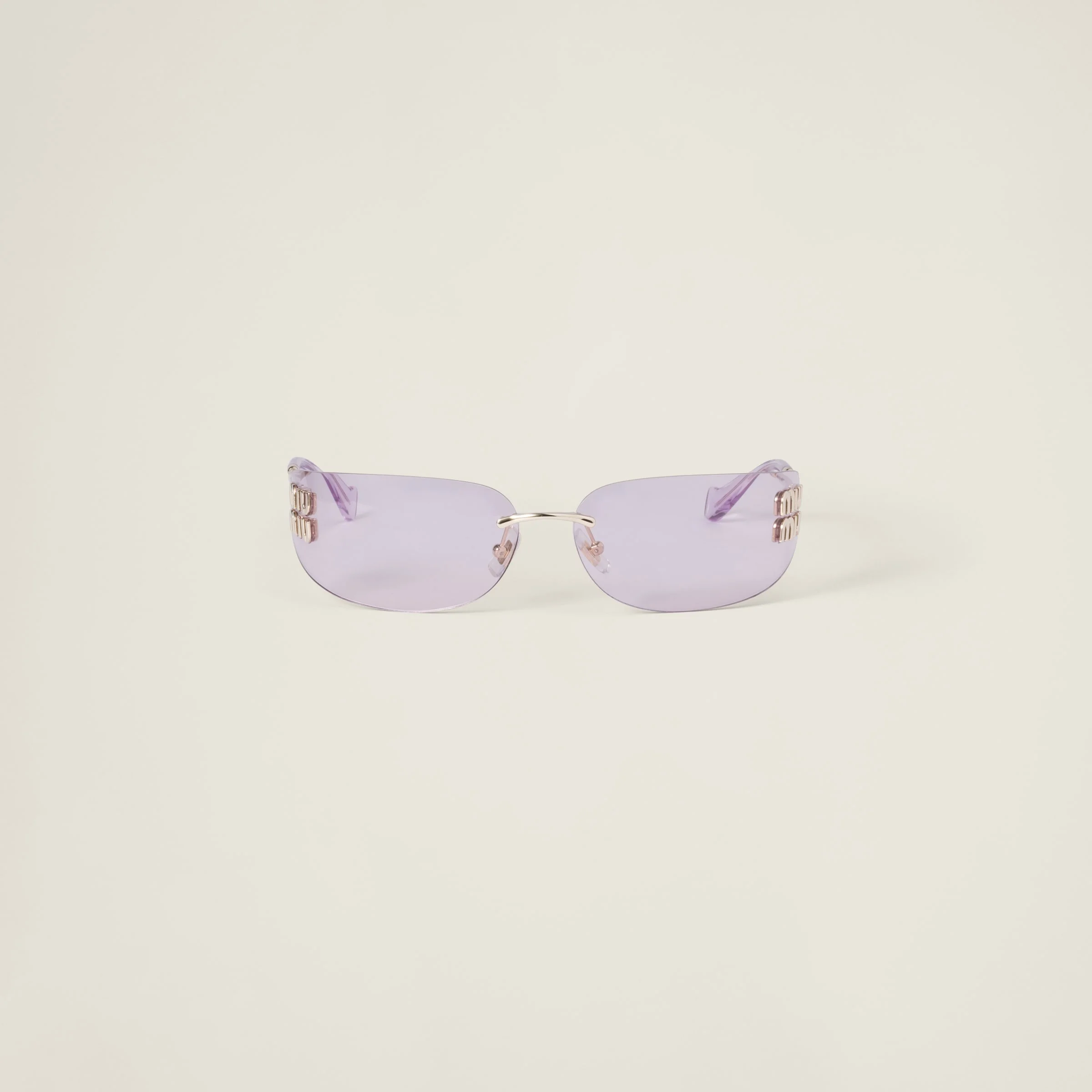 Miu Miu Miu Miu Logo sunglasses | REVERSIBLE