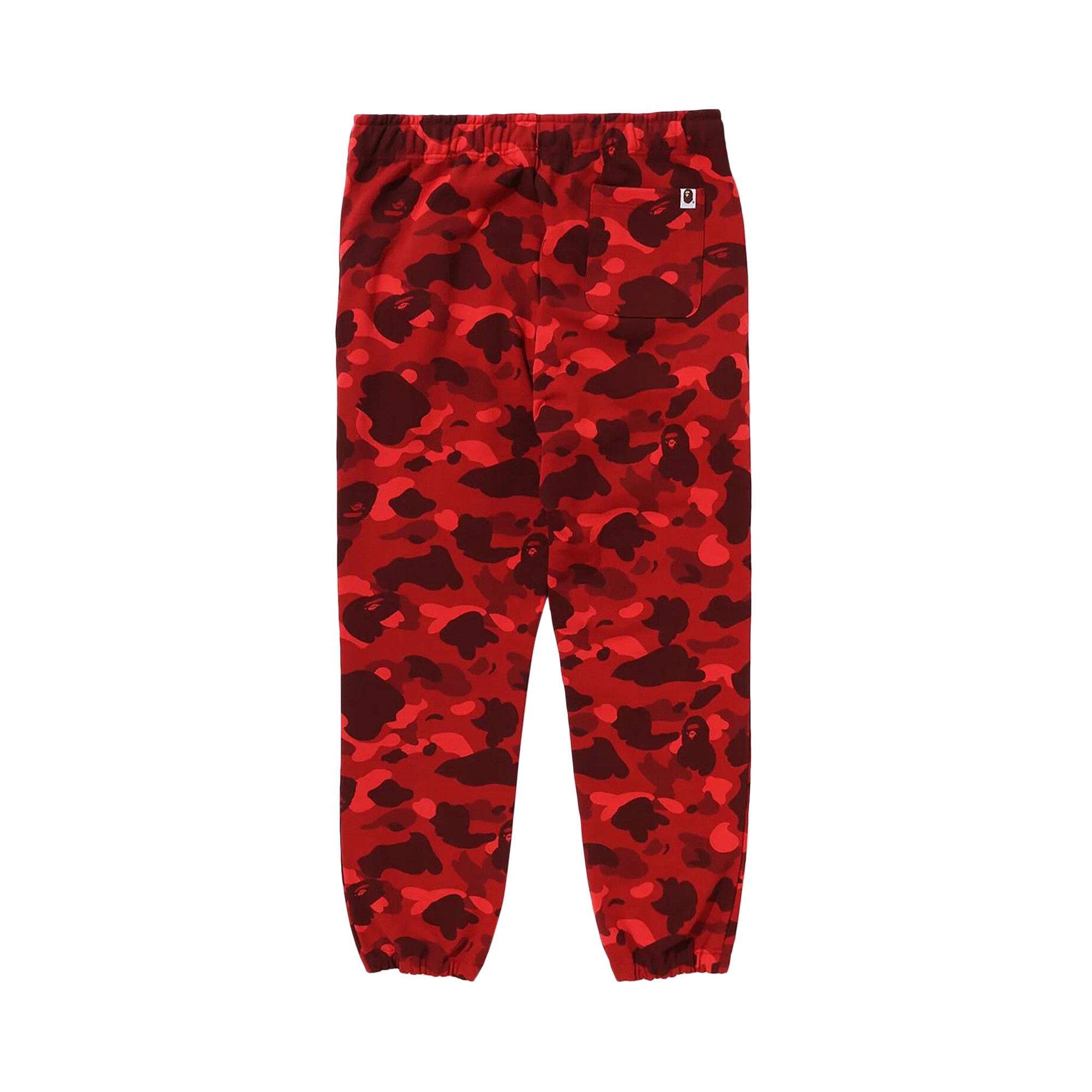 BAPE Color Camo Shark Sweatpants 'Red' - 2
