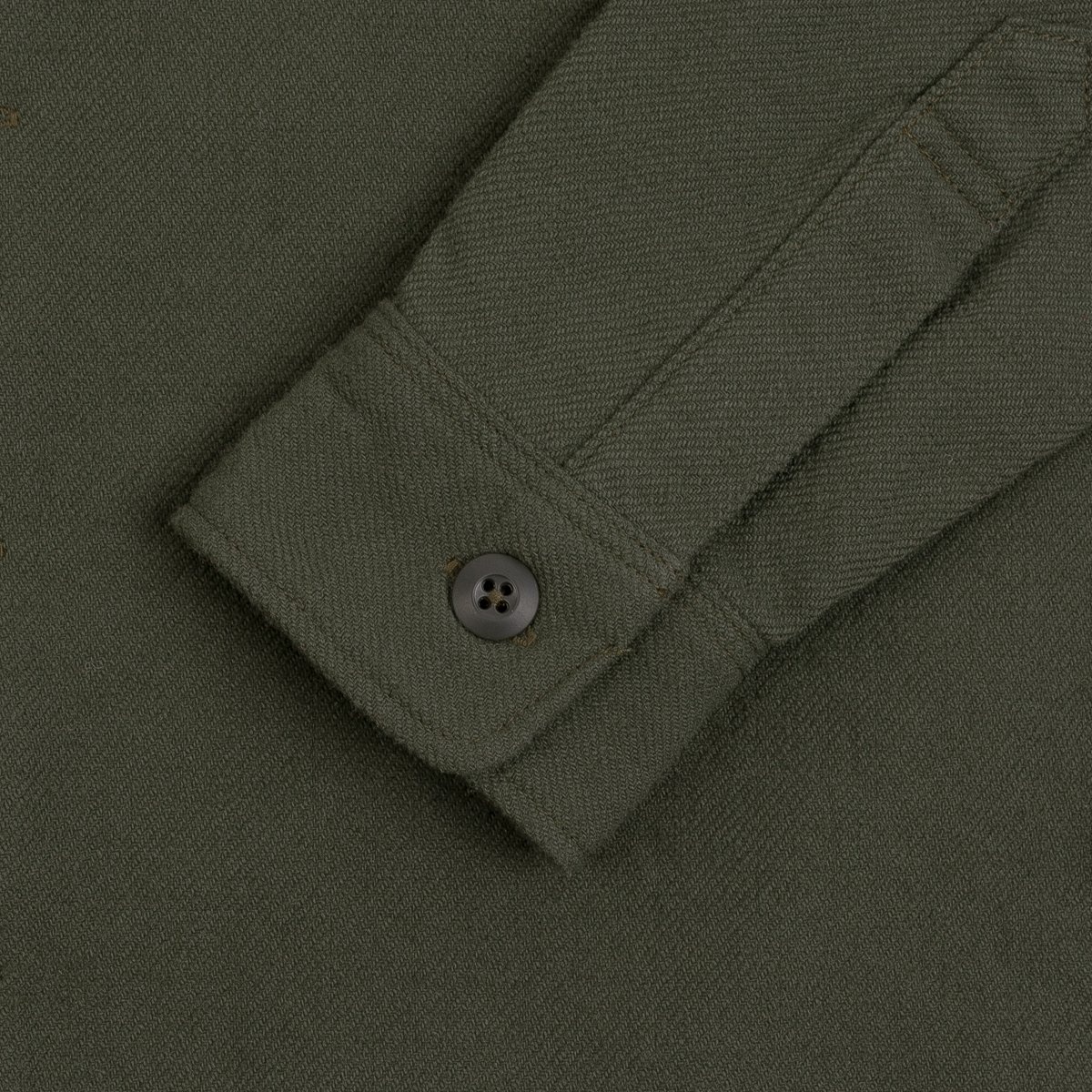 IHSH-346-ODG 10oz Recycled Nylon Mechanic Work Shirt - Olive Drab Green - 12