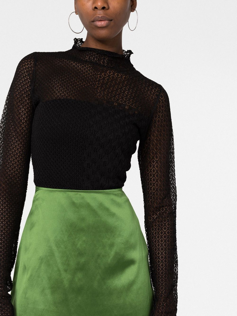 open-knit roll-neck jumper 5