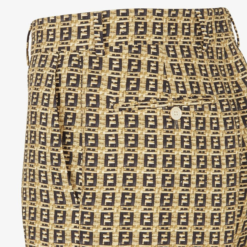 Beige gabardine pants 3