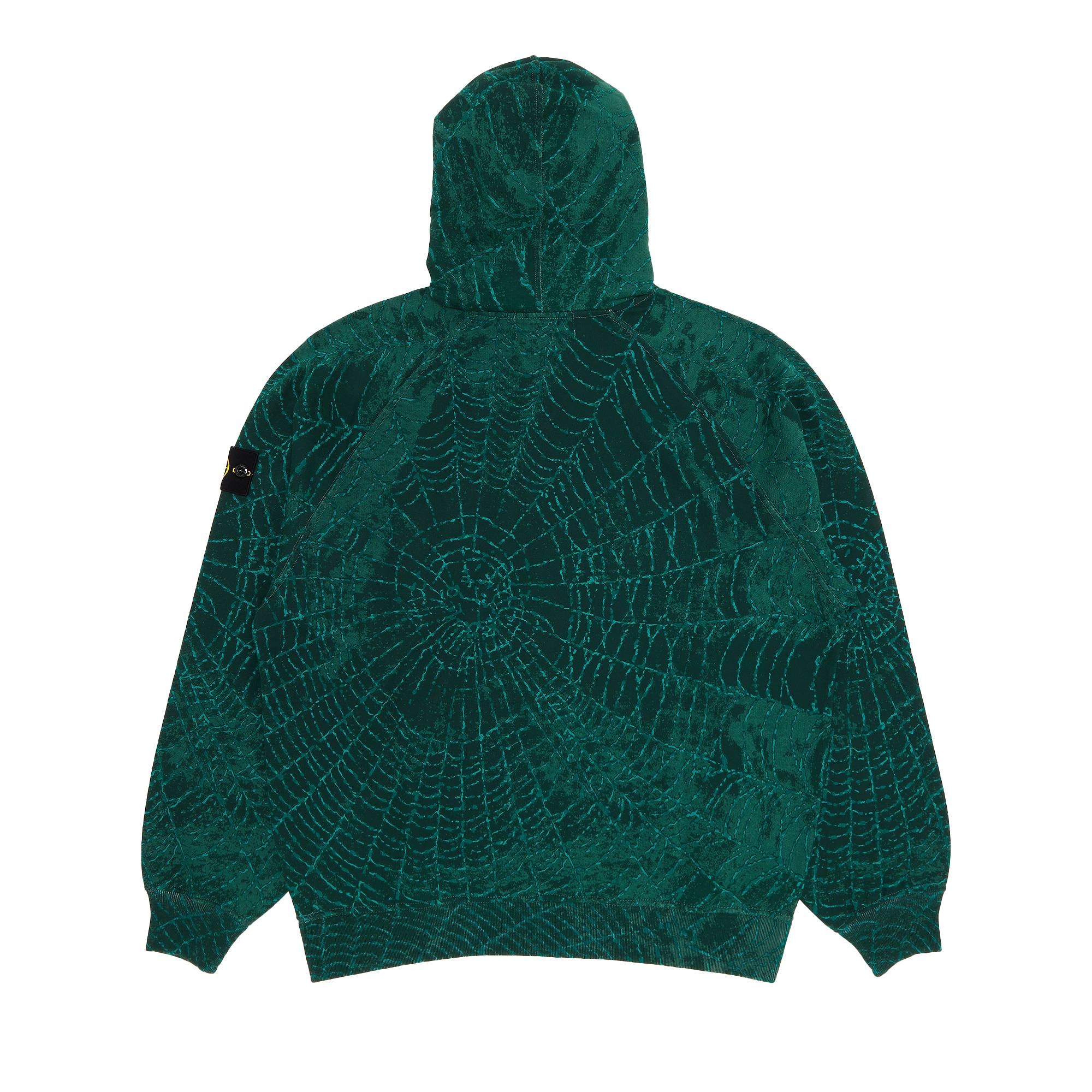 Supreme x Stone Island Hooded Sweatshirt 'Dark Green' - 2