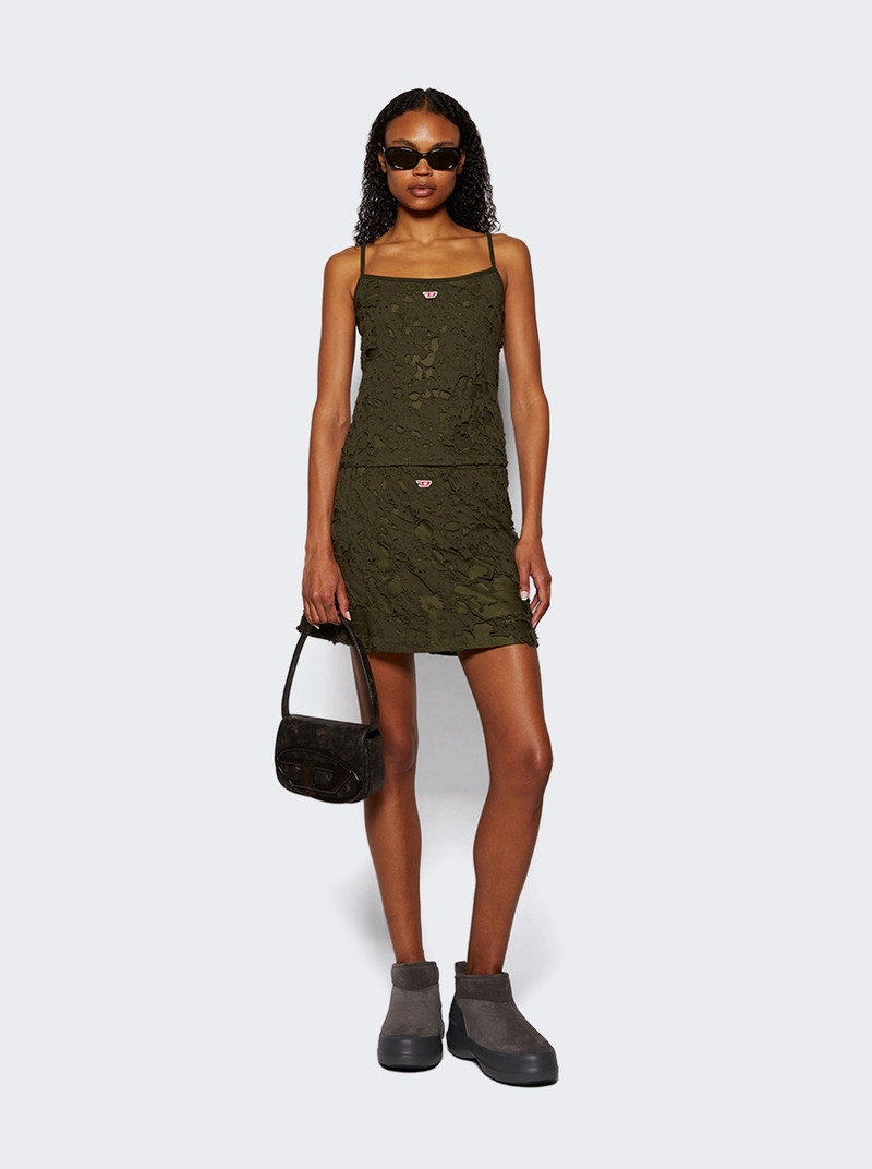 Diesel O-ressy Mini Skirt Olive Green outlook