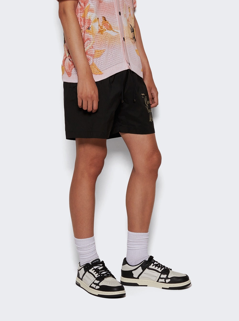 Skel Top Low Sneaker Black And White - 2