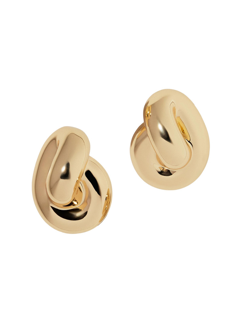 Women's Knot 10K-Gold-Plated Clip-On Earrings - Yellow Gold 4