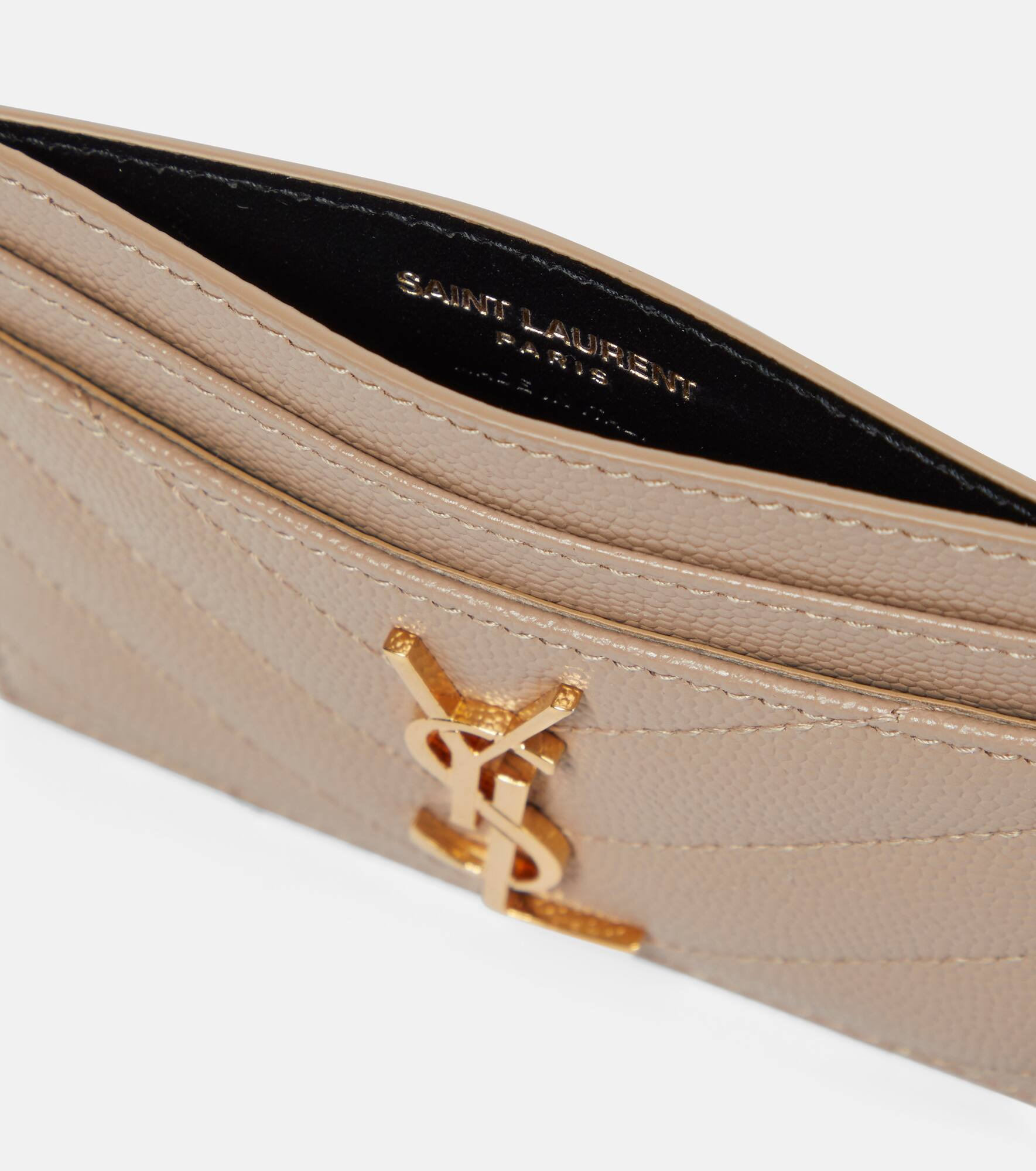 Monogram leather card holder - 2