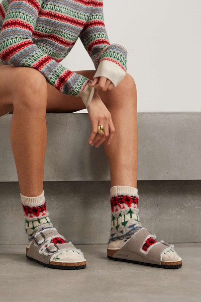 Loro Piana Calza Noel jacquard-knit cashmere socks outlook
