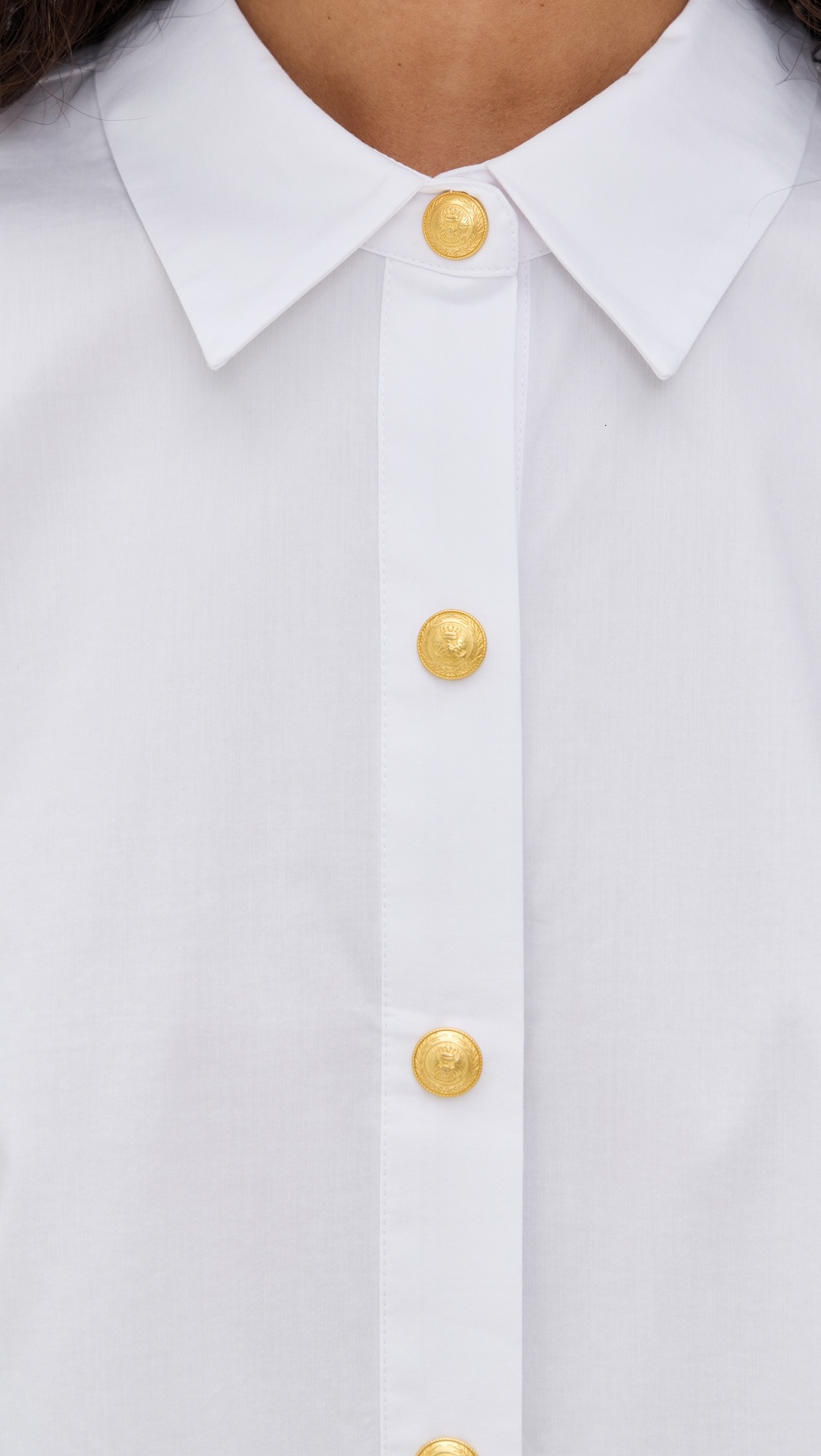 Cosette Crop High Low Shirt - 5