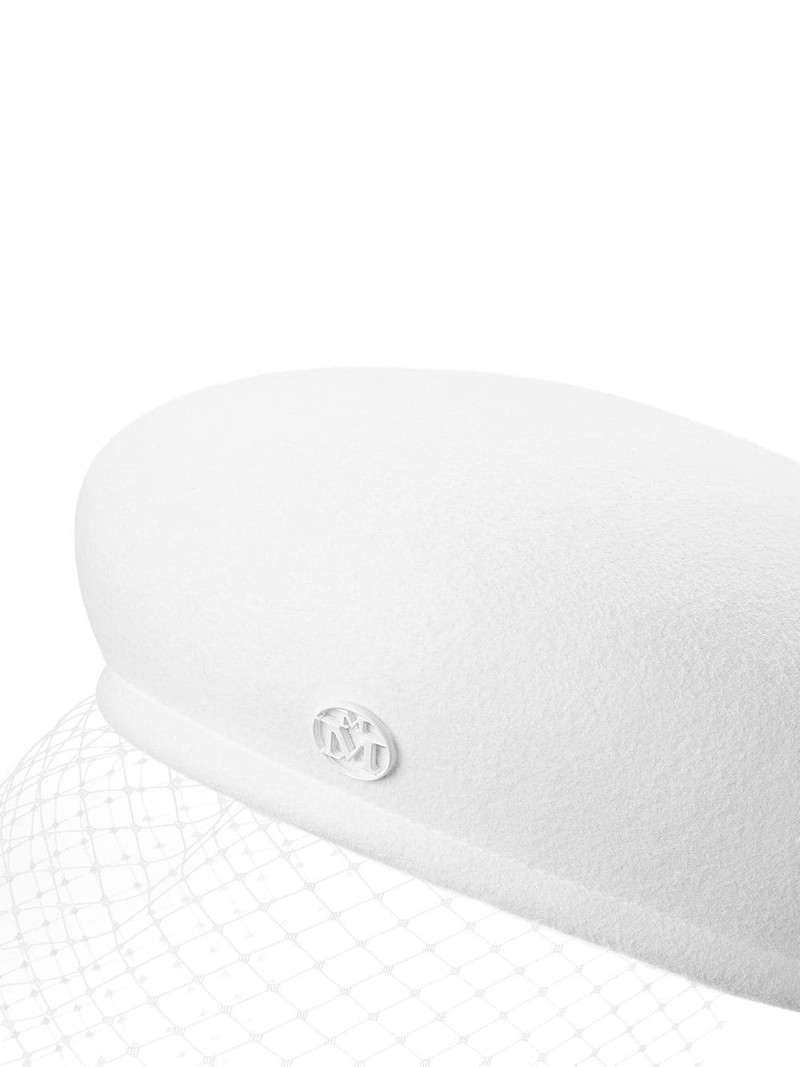MAISON MICHEL New Bonnie veil beret outlook
